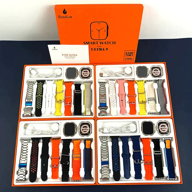 SmartWatch - Serie 9 Ultra™ [Kit: 7 Pulseiras + Case] - VifferShop (ÚLTIMAS UNIDADES)