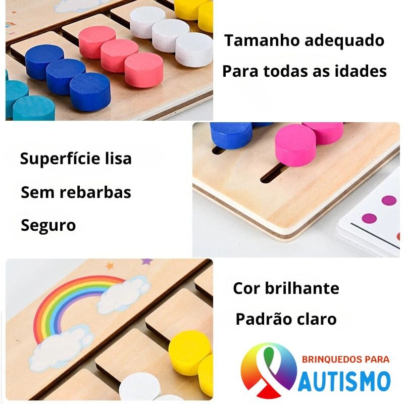 Quebra Cabeça Infantil Jogo de Cores