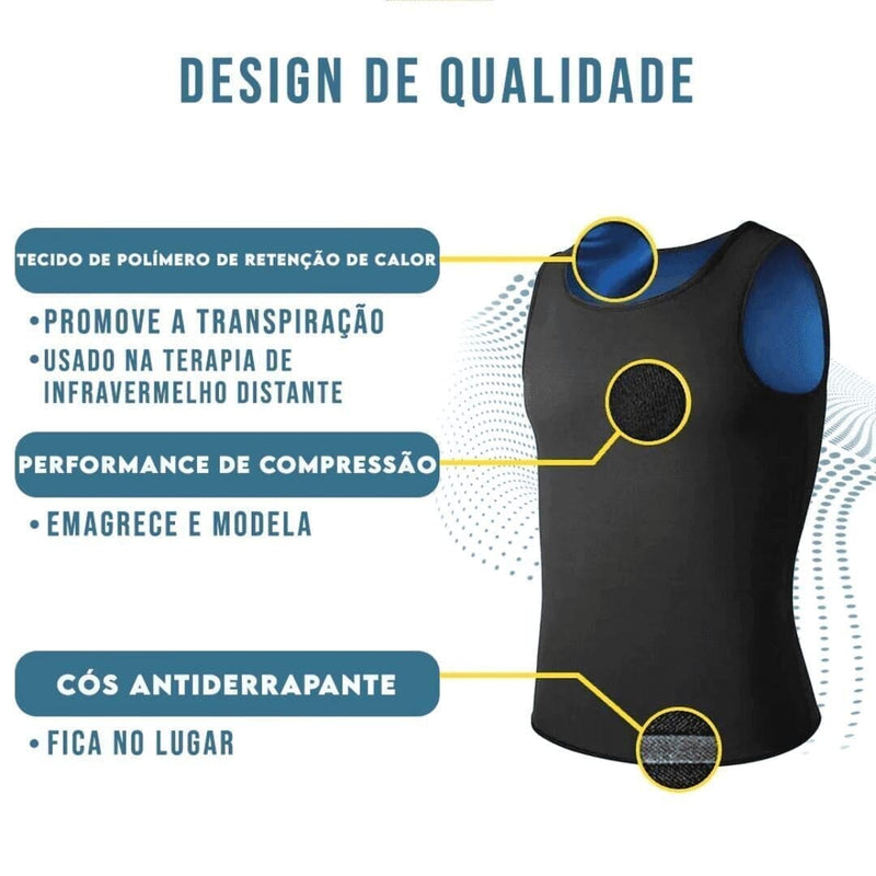 Regata de Compressão SlimFit - Derreta Gordura com Estilo e Conforto