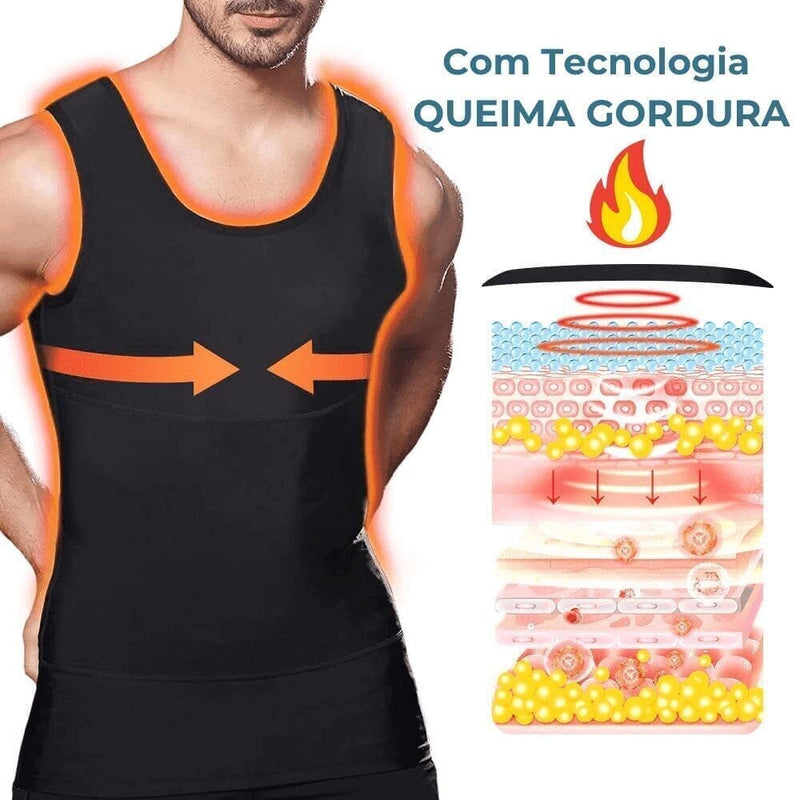 Regata de Compressão SlimFit - Derreta Gordura com Estilo e Conforto